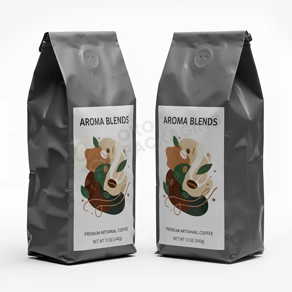 custom side gusset bags