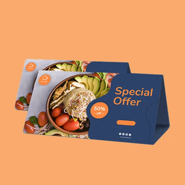 Custom Table Tents