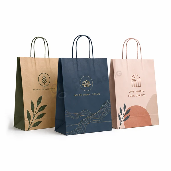 custom twisted handle paper bag