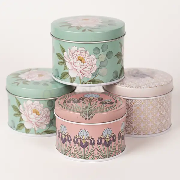 decorative tin boxes with logo