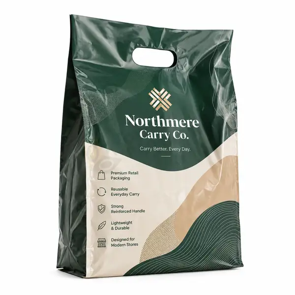 die cut handle bags wholesale