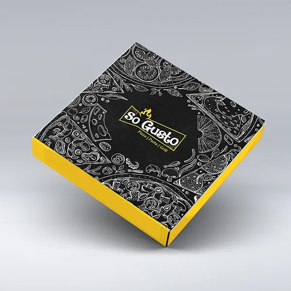 Custom Printed Digital Printed Pizza Packaging Boxes