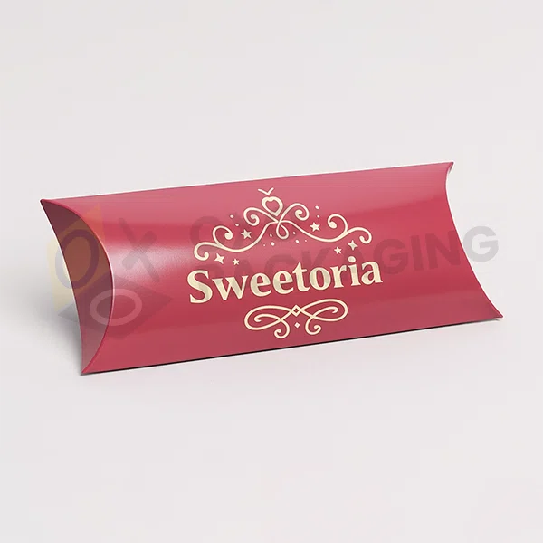 Custom Fancy Paper Pillow Packaging Boxes