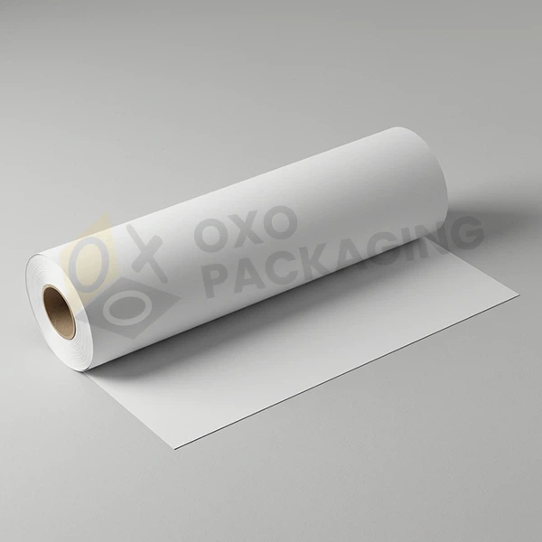 Glossy White Wrapping Paper