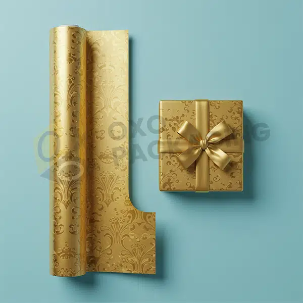 Gold Foil Gift Wrapping Paper