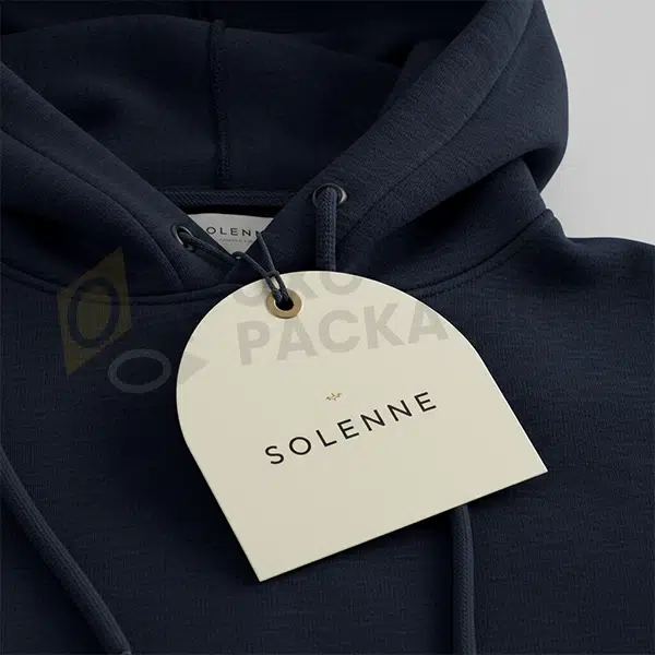 Custom Half Circle Hang Tags