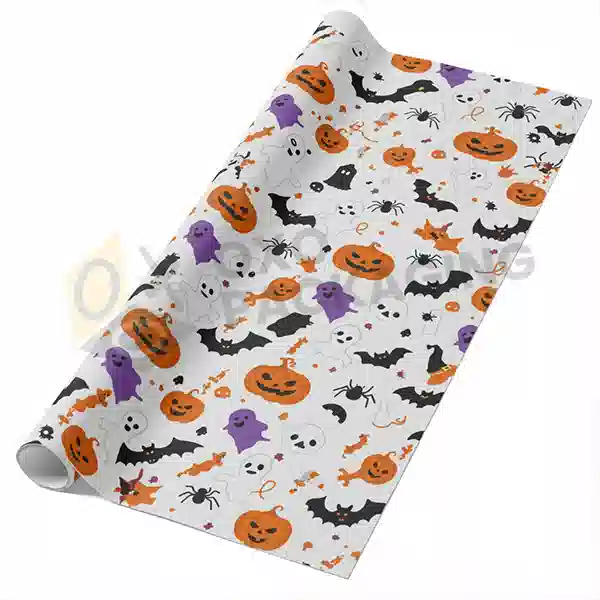 halloween gift wrap papers