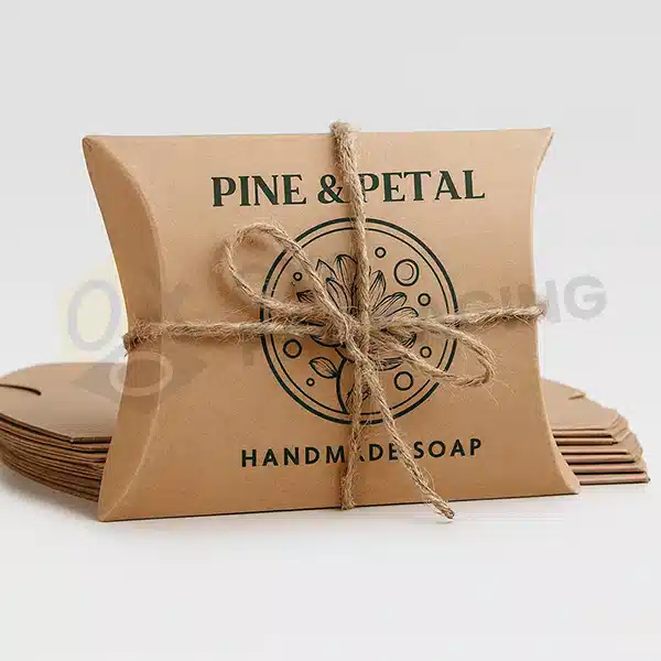 Kraft Paper Pillow Soap Boxes