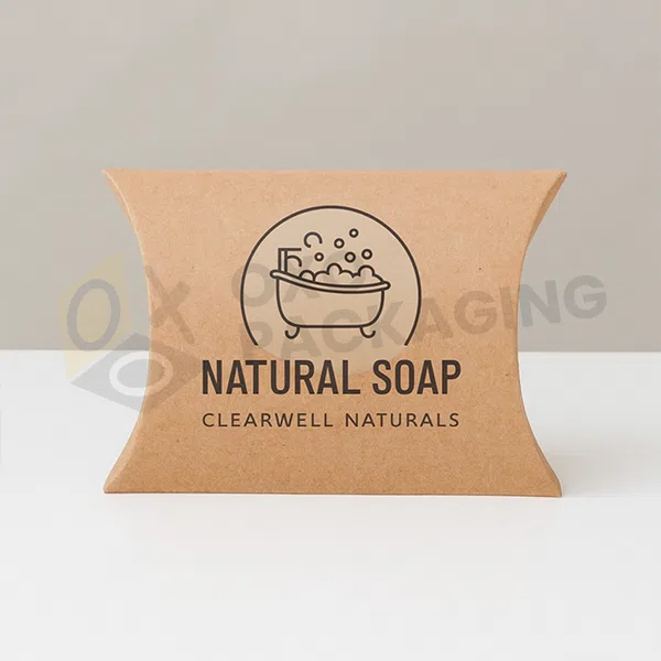 Custom Kraft Paper Pillow Soap Boxes