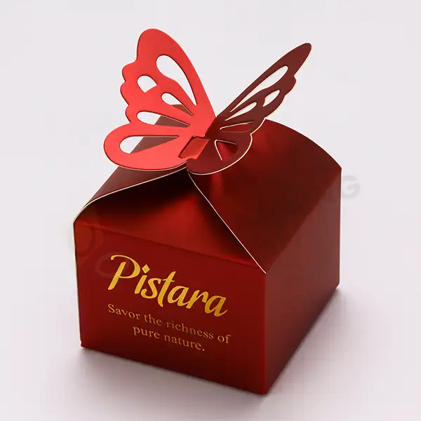 laser cut butterfly favour boxes
