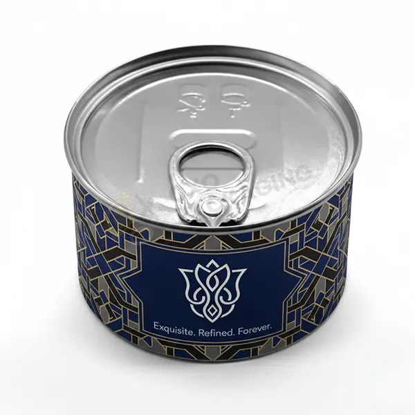 luxury self seal tin cans