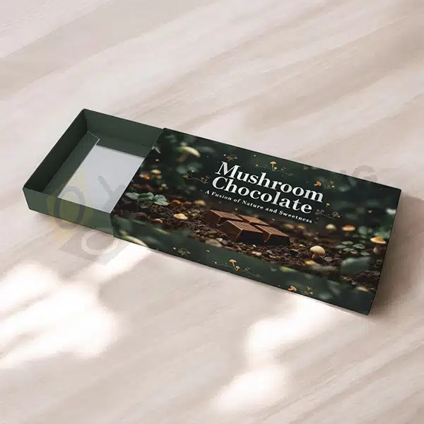 magic mushroom chocolate bar packaging