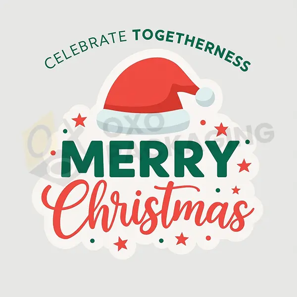 merry christmas stickers