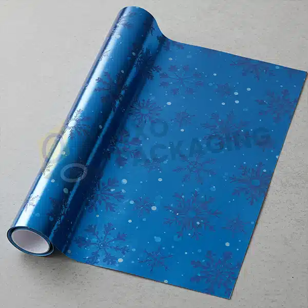 metallic wrapping paper