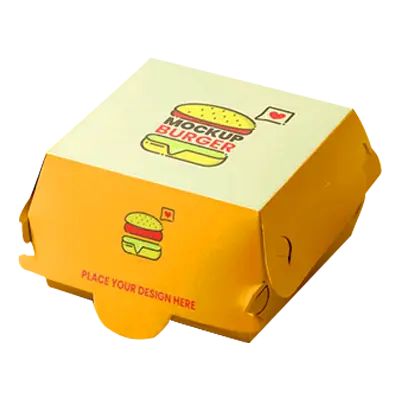 Custom Printed Mini Burger Packaging Boxes