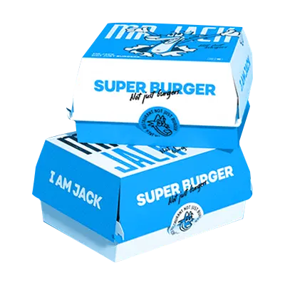 Custom Mini Burger Packaging Boxes