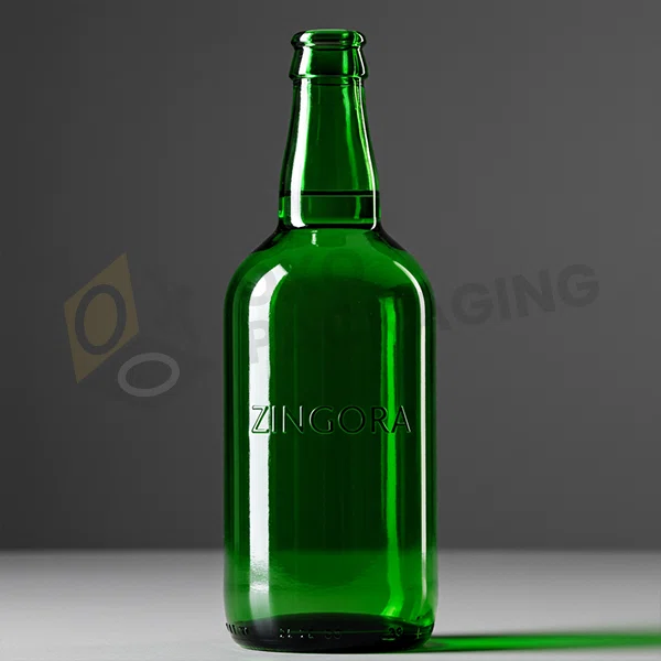 old green glass bottles