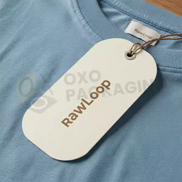 Custom Oval Hang Tags