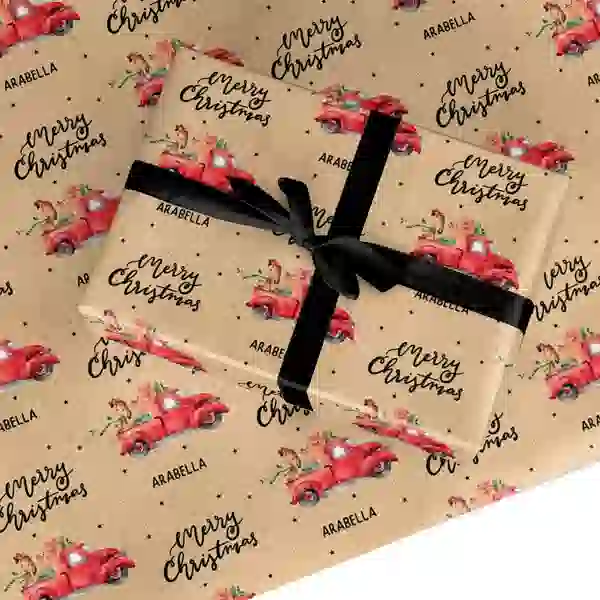 personalised wrapping paper