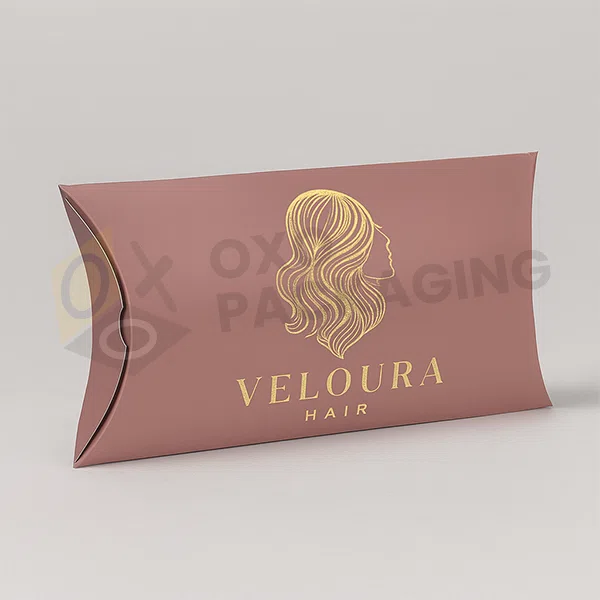 Custom Pillow Hair Extension Luxury Packaging Boxes