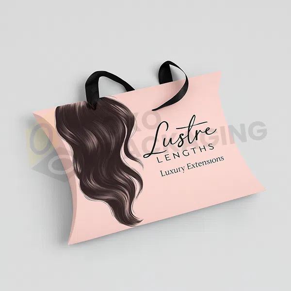 Custom Pillow Hair Extension Luxury Boxes