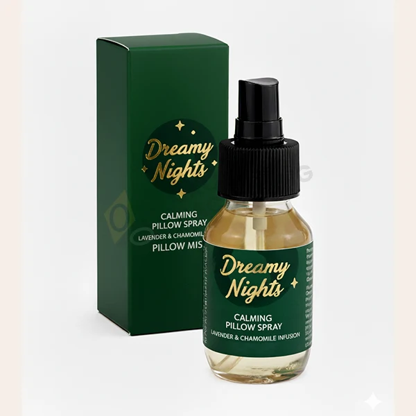 pillow spray packaging