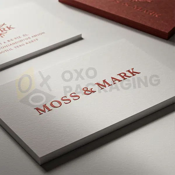 premium embossed business cards