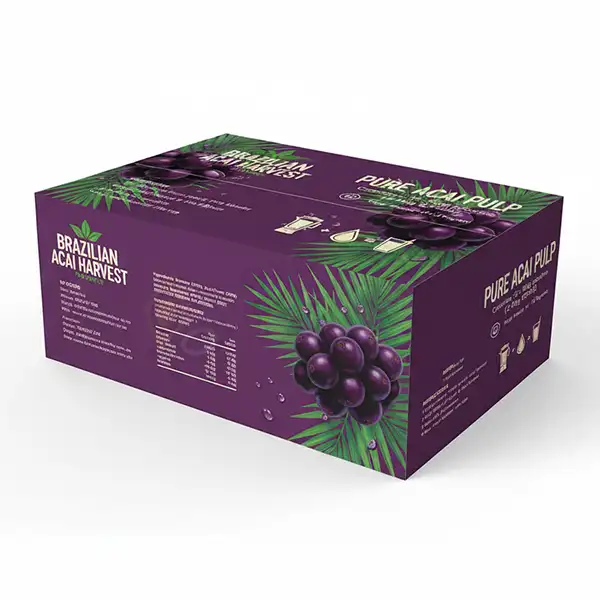 printed acai packaging