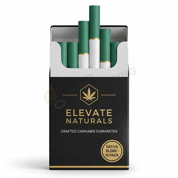 printed cannabis cigarette boxes