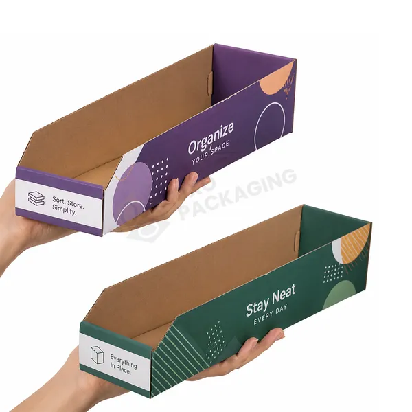 printed cardboard bin boxes