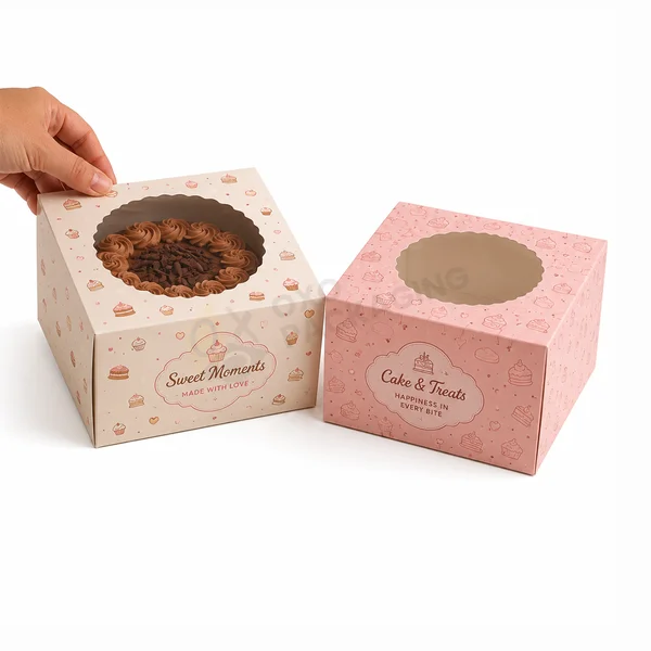 printed cardboard cake boxes