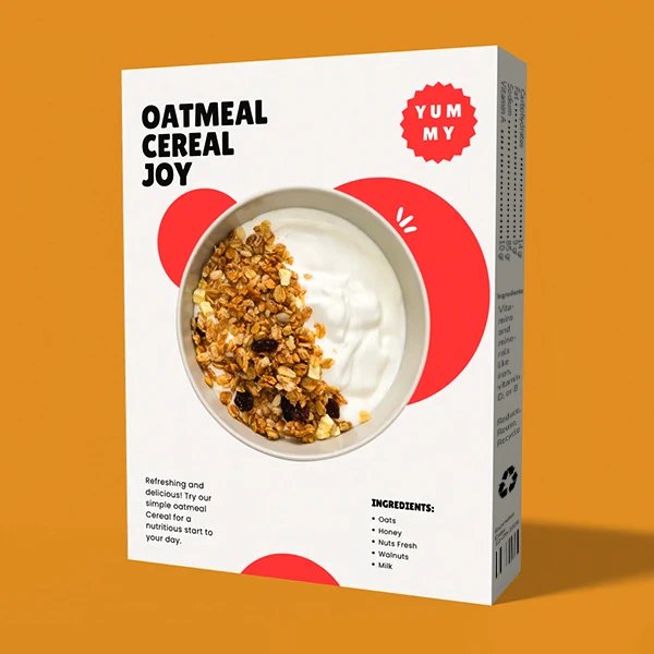 Custom Printed Cereal Cardboard Boxes