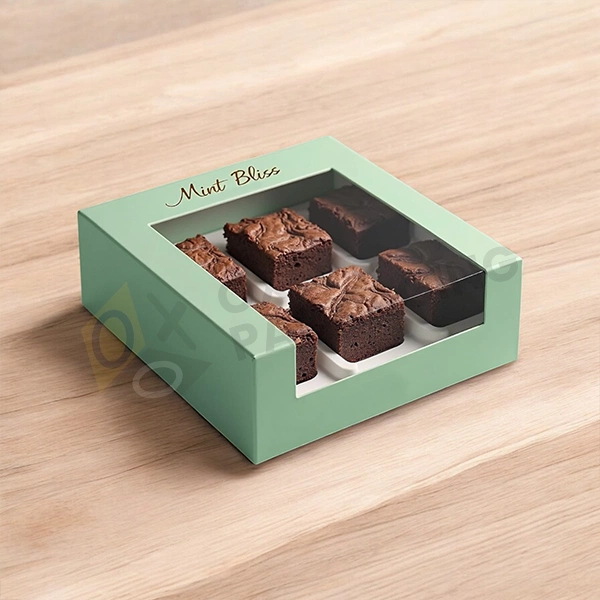 Custom Printed Chocolate Brownie Boxes