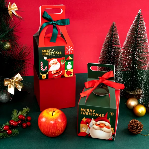 printed christmas apple boxes