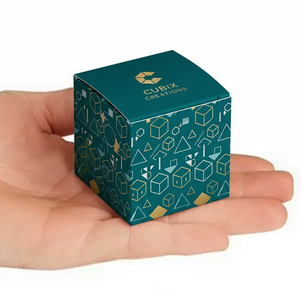 printed cube boxes