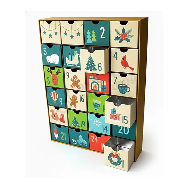 printed empty advent calendars