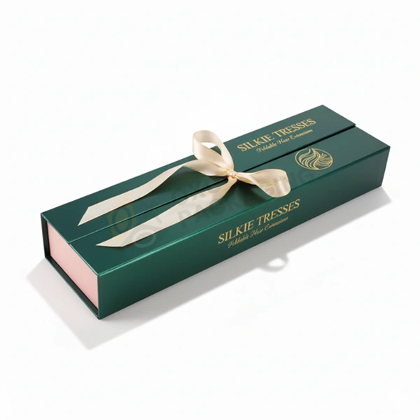 printed foldable hair extension boxes