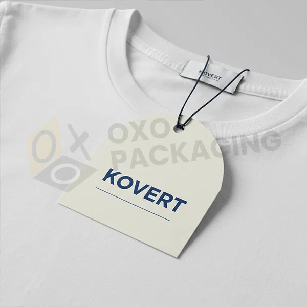 Custom Printed Half Circle Hang Tags