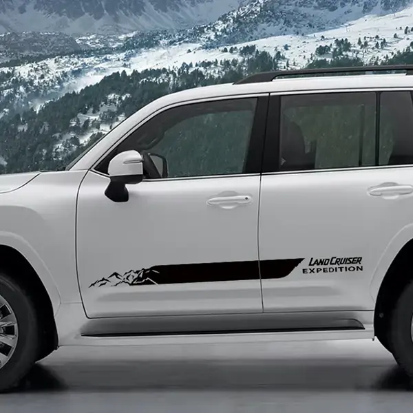 printed land cruiser decals