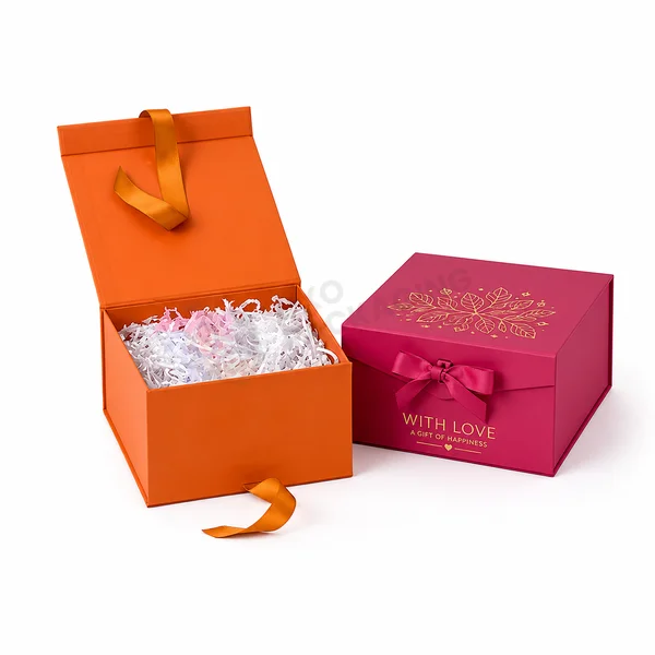 printed magnetic closure gift boxes