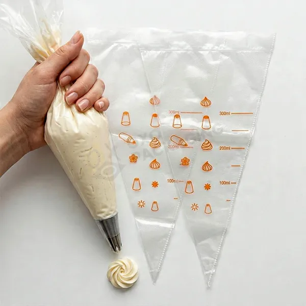 printed piping bags