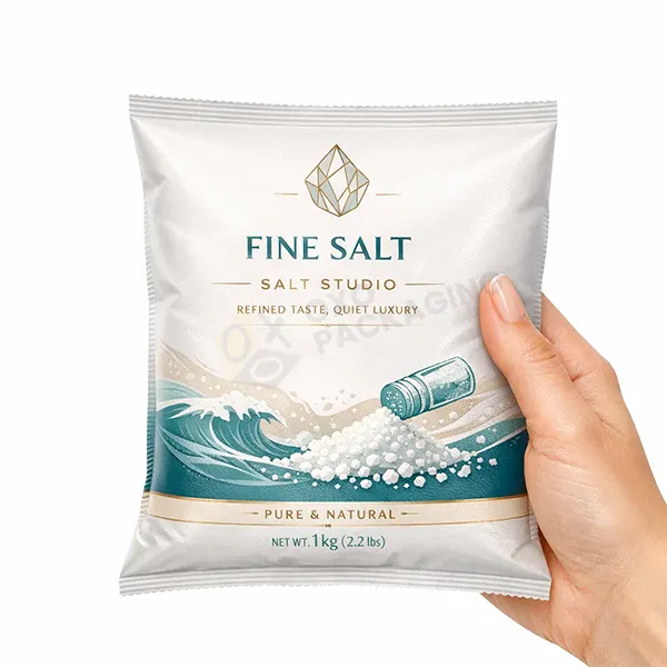 printed salt bags