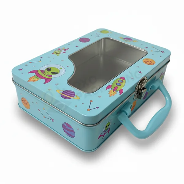 printed tin logo boxes