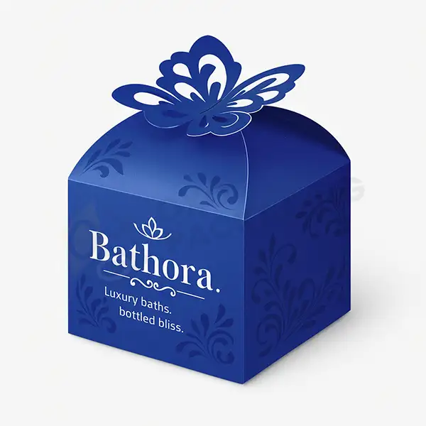 royal blue favour boxes