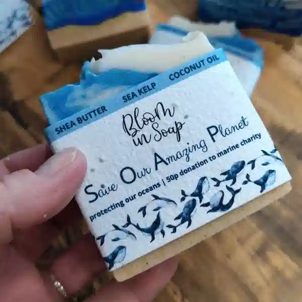 seed embedded soap wrappers