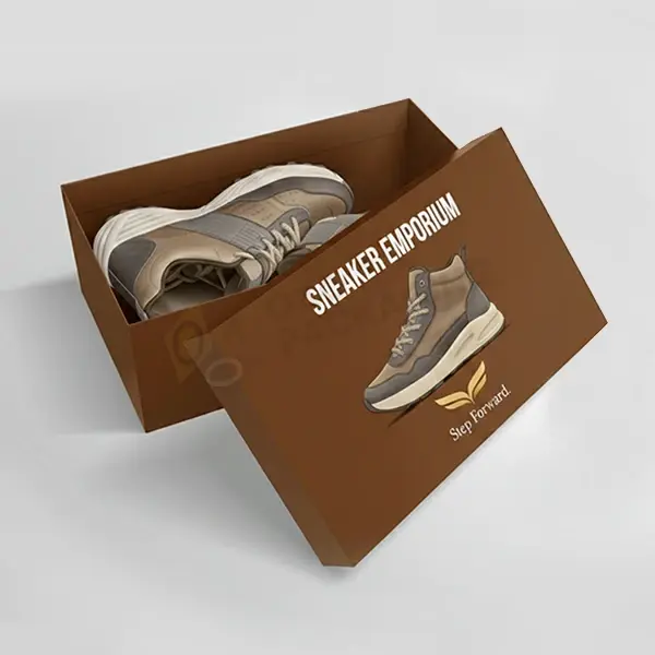 sneakers packaging logo