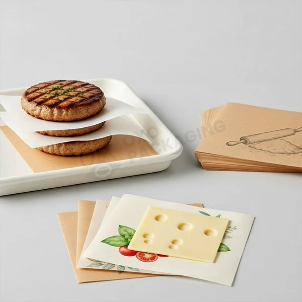 wax paper with logo