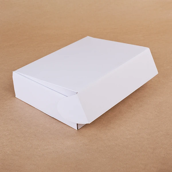 white cardboard packing boxes