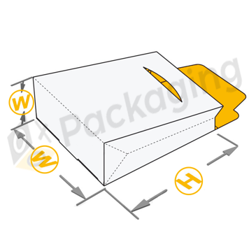 Custom Gable Bag Tuck End Boxes
