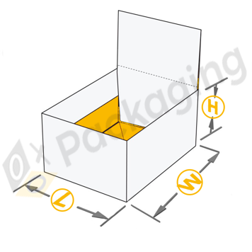 1-2-3 BOTTOM DISPLAY LID Boxes